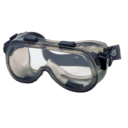 Mcr Safety 24 Series, Indirect Vented Safety Goggles Goggles, PVC Frame, Clear Lens, UV-AF Anti-Fog, 12 PK 2410